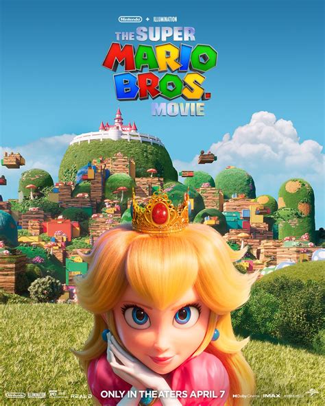 The Super Mario Bros. Movie | Princess Peach | Character Poster - Super Mario Bros. Photo ...