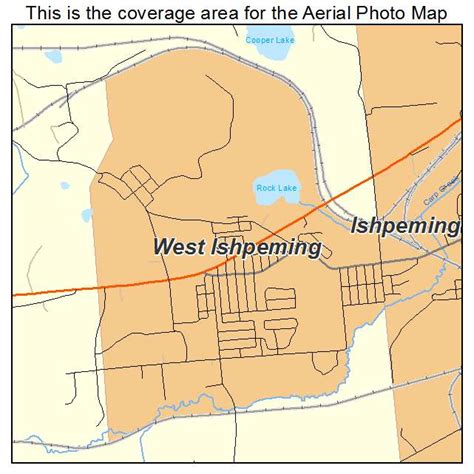 Aerial Photography Map of West Ishpeming, MI Michigan