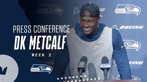 DK Metcalf Seahawks Wednesday Press Conference - September 15