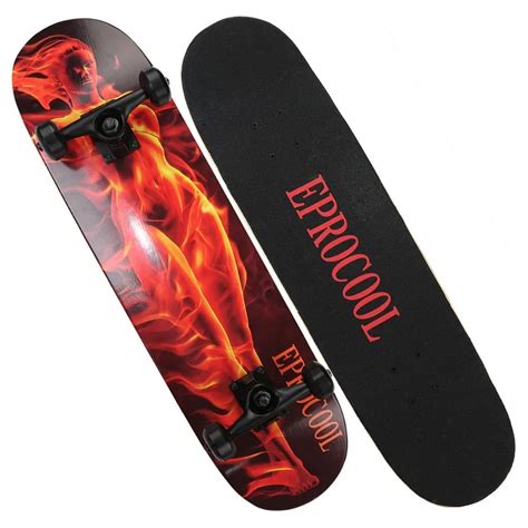 Outdoor Four Wheels Skateboard Skate Scooter Cool Street Long Board Mini Cruiser Maple Deck-in ...