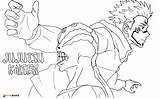 Jujutsu Kaisen Coloring Pages Printable Anime sketch template