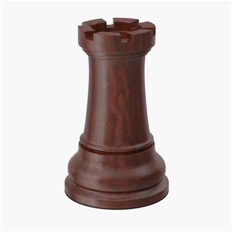 rook chess piece 3d model