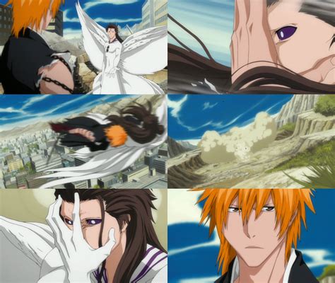 Bleach Ichigo Vs Aizen Episode Ichigo begins his second battle with ulquiorra and orihime ...