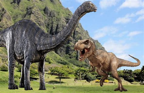 Apatosaurus vs Tyrannosaurus Rex | Dinosaurios