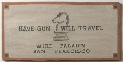 HAVE GUN - WILL TRAVEL - WIRE PALADIN - San Francisco - Possum County ...