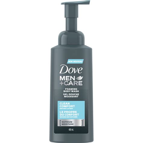 Dove Men+Care Clean Comfort Foaming Body Wash reviews in Men's Body Wash - XY Stuff