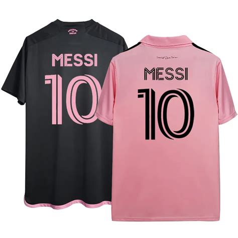 Fc Messi Inter Miami Jersey Set Men Soccer Uniform Football Jerseys ...