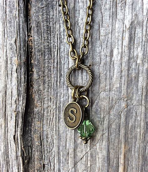 August Birthstone Jewelry August Birthstone Necklace Peridot | Etsy