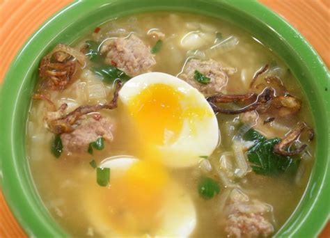 Thai rice soup with pork balls – Food Science Institute