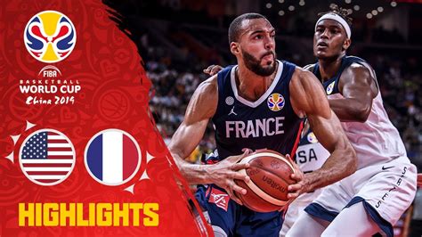 USA v France - Highlights - Quarter-Finals - FIBA Basketball World Cup ...