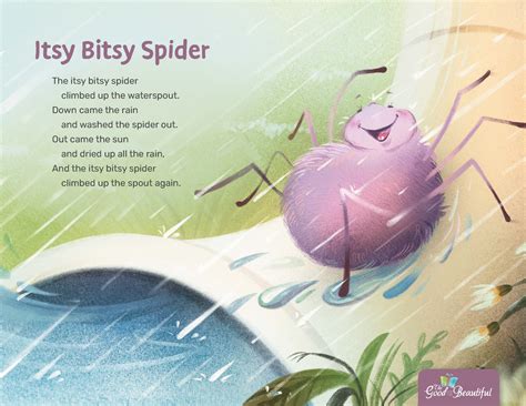 Nursery Rhyme Songs: Itsy Bitsy Spider - The Good and the Beautiful