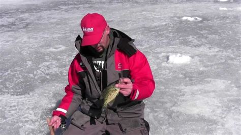 Ice Fishing Silver Lake, New York APRIL 6, 2013 - YouTube