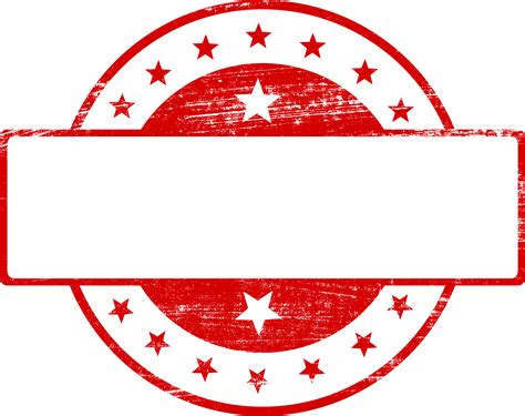 20 Red Empty Stamp Vector (PNG Transparent, SVG) | OnlyGFX.com