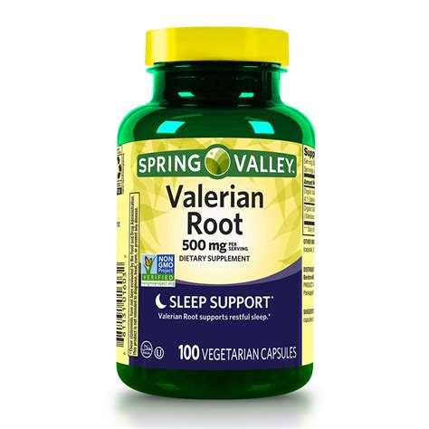 Spring Valley Valerian Root Capsules, 500 mg, 100 Count - Walmart.com ...