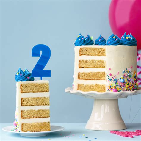 Mega NUMBER 2 Cake Topper - BLUE | Bake Group