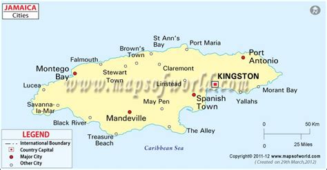 Map of Jamaica Cities | Detailed Map of Jamaica Cities | Jamaica map, Jamaica, Where is jamaica