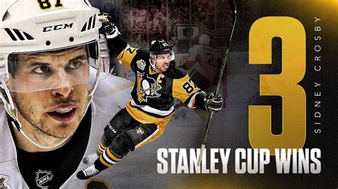 Sidney Crosby: 3 Stanley Cup wins, 2 Olympic gold medals, 1 World ...