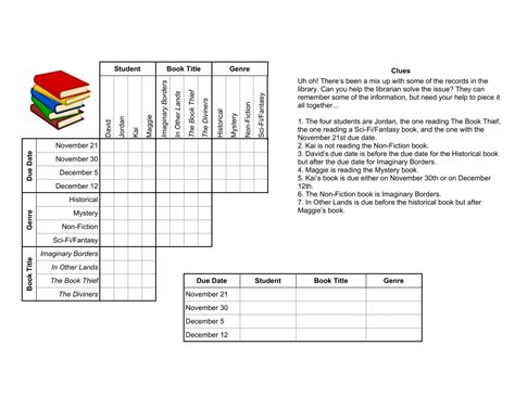 Printable Logic Puzzles - Printable JD