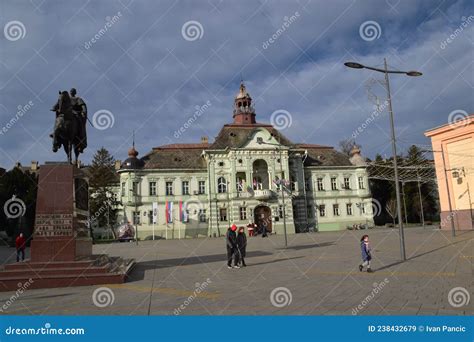 The Building of the City Hall and the Monument To King Peter Zrenjanin ...