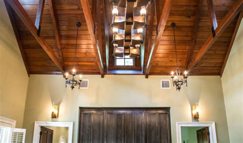 Faux Wood Ceiling Systems | Shelly Lighting