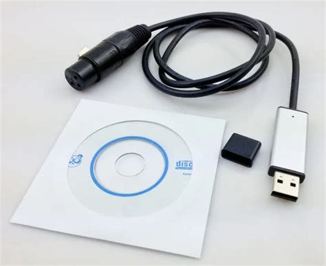 MINI USB to DMX 512 Interface Adapter Controller DMX512 PC Stage ...