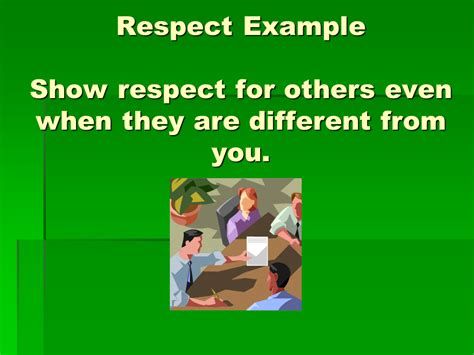 Character Education Respect - Presentation English Language