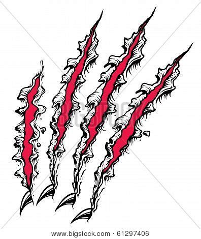 Claw Scratch Vector & Photo (Free Trial) | Bigstock