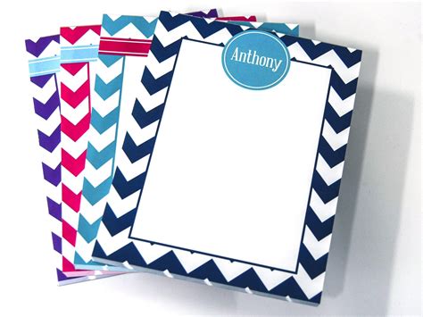 Personalized Note Pads Monogram Note Pads Personalized | Etsy