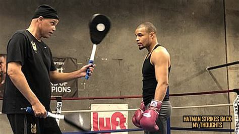 CHRIS EUBANK JR TRAINING WITH VIRGIL HUNTER - YouTube