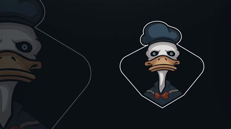 Creepy Donald Duck | Mascot Logo Design - Speed Art (Adobe Illustrator ...