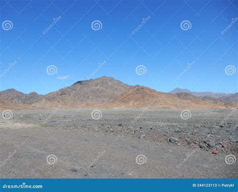 View on Hijaz Mountains stock image. Image of plateau - 244123113