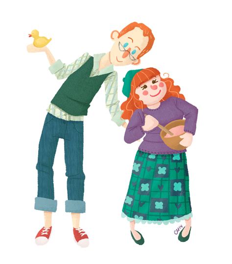 Arthur and Molly Weasley by eccentrickal on DeviantArt