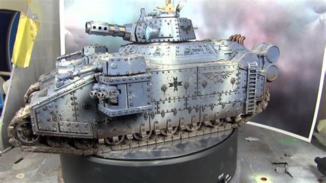 Hellhammer / Baneblade build and painting - YouTube