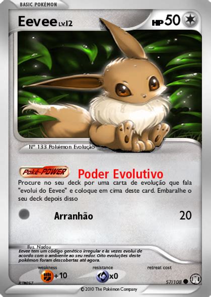 Eevee card by macrpg on DeviantArt