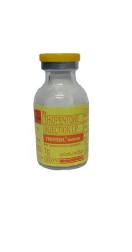 Thiopentone Injection 1g, Packaging Size: 1gm at Rs 50/vial in Surat ...