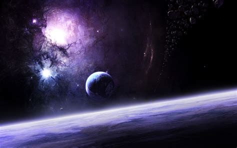 Purple Cosmic Dream - HD Sci-Fi Wallpaper by Chris Cold