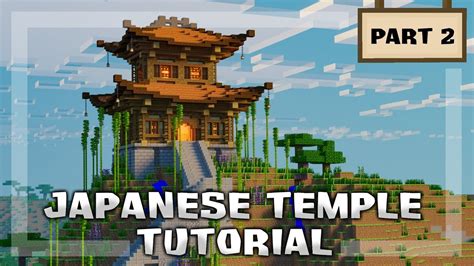 Minecraft: How to Build a Japanese Temple (Tutorial #2) - YouTube