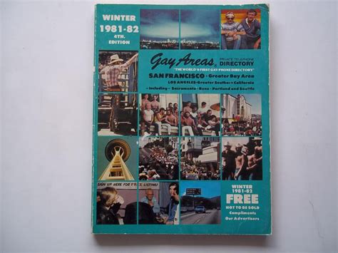 Gay Areas Private Telephone Directory (Winter 1981-1982 4th Edition): The World's First Gay ...