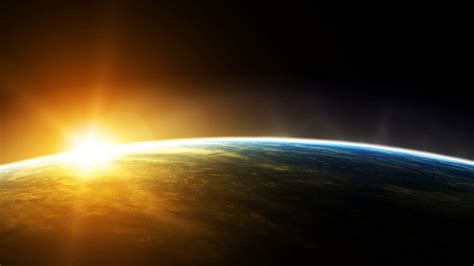 Sunrise in Outer Space - High Definition Wallpapers - HD wallpapers