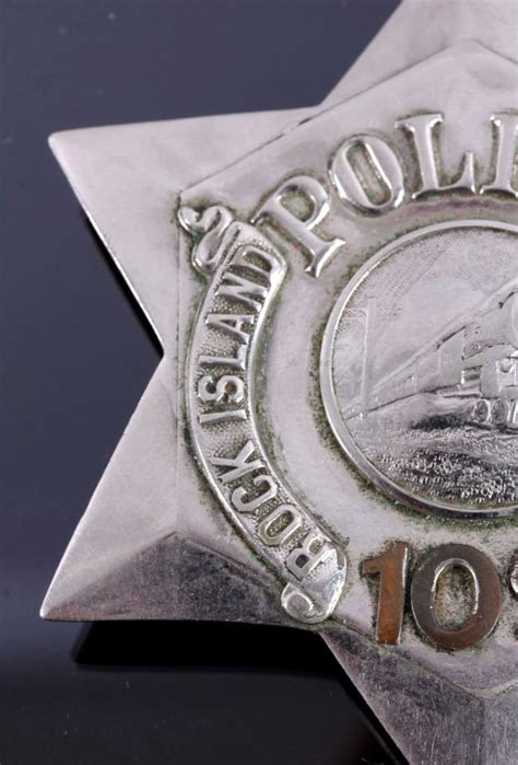 Original Rock Island Railway Co. Police Badge