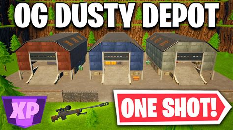 🎯 OG Dusty Depot One Shot 🎯 8300-7248-5856 By Alpyne - Fortnite