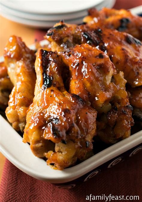 Barbecue Chicken Wings - A Family Feast®