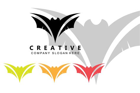 Bat Logo Design Graphic by AR Graphic · Creative Fabrica