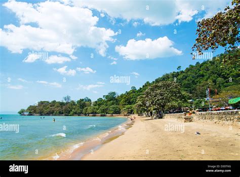 Kep beach on Cambodia coast Stock Photo - Alamy