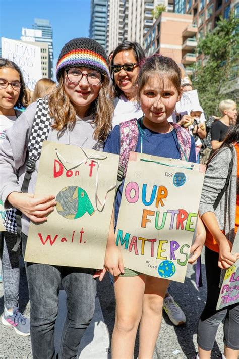 TORONTO, ONTARIO, CANADA - SEPTEMBER 27, 2019: `Fridays for Future ...