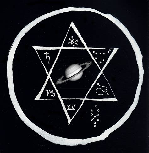 "saturn sigil" by holographicmoon | Redbubble