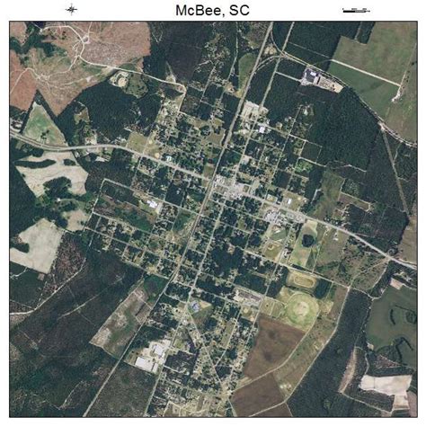 Aerial Photography Map of McBee, SC South Carolina