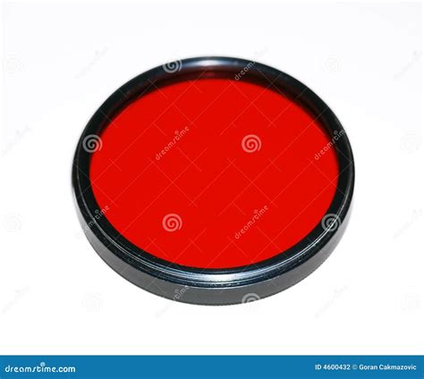 Red filter for camera stock photo. Image of blue, optical - 4600432