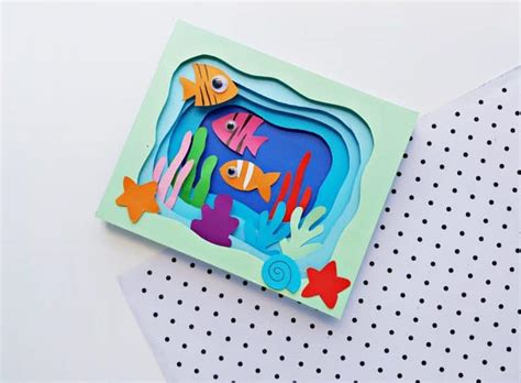 3D Ocean Paper Craft - Little Bins for Little Hands