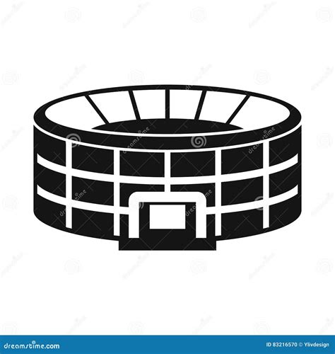 Stadium Icon In Icon Cartoon | CartoonDealer.com #88304701